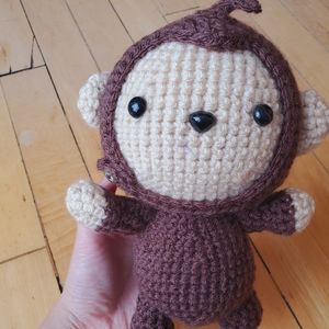 Handmade Crocheted Monkey
